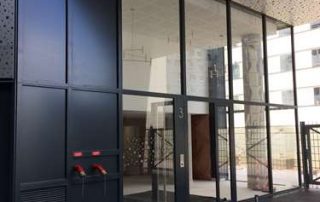 Facade hall entree vitree - MBSteel