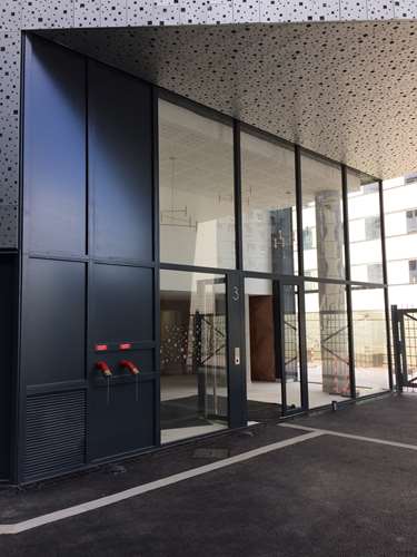 Facade hall entree vitree - MBSteel