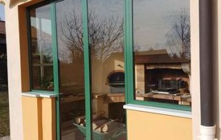 Porte acier vitree partie fixe - MB Steel