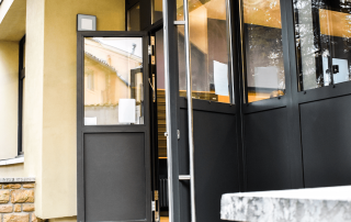 porte entree carre - MB Steel